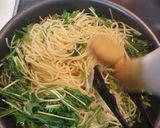 青菜とじゃこの和風パスタ作り方8写真