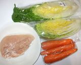 鶏むね肉白菜の副菜♪簡単やわらかい作り方1写真