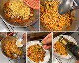 ベーコンと アボカドの トマトスパゲティ作り方8写真