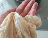 簡単おやつ ポリ袋でミルク餅(豆乳OK)作り方2写真