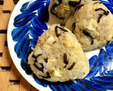 ラーメン塩昆布チーズおにぎり作り方2写真