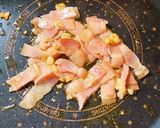 お豆腐チーズソースのカルボナーラ風作り方3写真