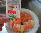 最速の生サーモンのオニオン豆腐サラダ作り方5写真