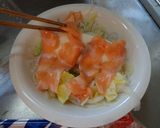 最速の生サーモンのオニオン豆腐サラダ作り方4写真