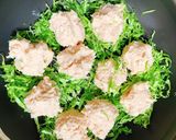 簡単つくねの野菜蒸し作り方4写真