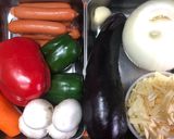 孫も喜ぶラタトゥイユ風ホットプレートご飯作り方1写真