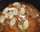 昨夜の残りの汁でつくるすいとん作り方3写真