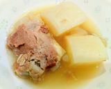 お得! 豚ナンコツとダイコンの白だし煮作り方4写真