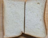 厚切り食パンで作る、たっぷりたまごサンド作り方1写真