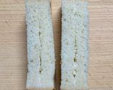 厚切り食パンで作る、たっぷりたまごサンド作り方2写真