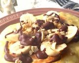 520kcalのチョコバナナホットケーキ作り方5写真