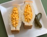 厚切り食パンで作る、たっぷりたまごサンド作り方6写真