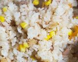 簡単☆ツナコーンの炊き込みご飯作り方4写真