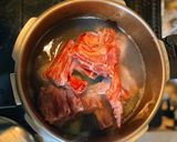 醤大骨風！豚背骨の中華甘味噌煮作り方1写真