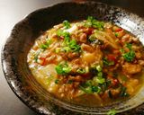 松茸お吸い物使用！ペペロンあんかけ豆腐作り方5写真
