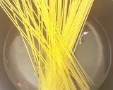 *旬の新玉ねぎと青梗菜で豆乳パスタ*作り方3写真