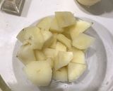 じゃがいもと魚肉ソーセージのカレーマヨ作り方2写真