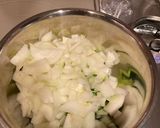 男料理　ウインナーand野菜のお手軽丼作り方3写真