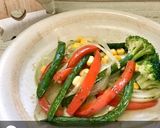 彩り野菜のジェノベソース和え弁当・付け合作り方8写真