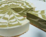 絶品♡抹茶マーブルレアチーズケーキ作り方11写真