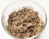 ほうれん草のそぼろ炒め作り方1写真