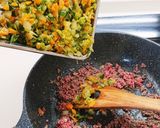 ミートソース風カレーパスタ作り方4写真