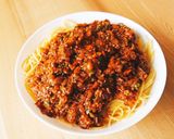 ミートソース風カレーパスタ作り方5写真