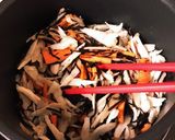 びじきとゴボウのきんぴら作り方1写真