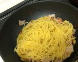 ベーコンと玉ねぎのペペロンチーノ作り方5写真
