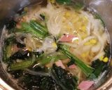 栄養満点！洋風ほうれん草ミルクうどん作り方4写真