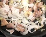 鶏肉と新玉ねぎの和風パスタ〜柚子風味〜作り方6写真