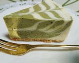 絶品♡抹茶マーブルレアチーズケーキ作り方12写真