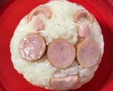 ウィンナーで！アンパンマンおにぎり作り方4写真