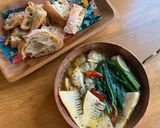 コシアブラと筍、アサリで☆春のアヒージョ作り方8写真