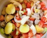 ラム肉のトマト煮込みスープ作り方2写真