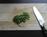 ごま香る!タラの芽とこごみのごま味噌和え作り方3写真