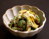 ごま香る!タラの芽とこごみのごま味噌和え作り方8写真