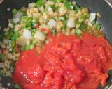 スパゲティーのハンバーグ包みトマト煮込み作り方12写真