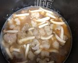 焼き肉のたれだけ♪ホルモン炊き込みご飯作り方3写真