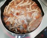 水から☆アゴと昆布だしのなめこの味噌汁作り方4写真