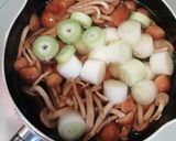 水から☆アゴと昆布だしのなめこの味噌汁作り方5写真