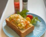 朝食に♪ポテトサラダのチーズマヨトースト作り方5写真