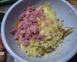 ハッシュドポテトのチーズオムレツ作り方2写真