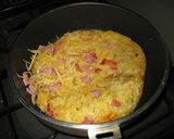 ハッシュドポテトのチーズオムレツ作り方4写真