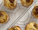 混ぜて焼くだけ！チョコバナナマフィン作り方12写真