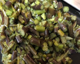 簡単！＊味噌の旬のわらびのたたき作り方1写真