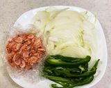 玉ねぎと桜海老のかき揚げ風チヂミ作り方1写真