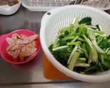 ターサイとウインナーの中華風卵炒め作り方1写真
