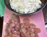 給食のチキンビーンズ作り方1写真