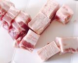 ふーみんの 豚肉の梅干し煮作り方1写真